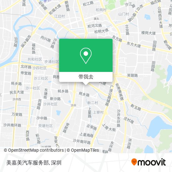 美嘉美汽车服务部地图