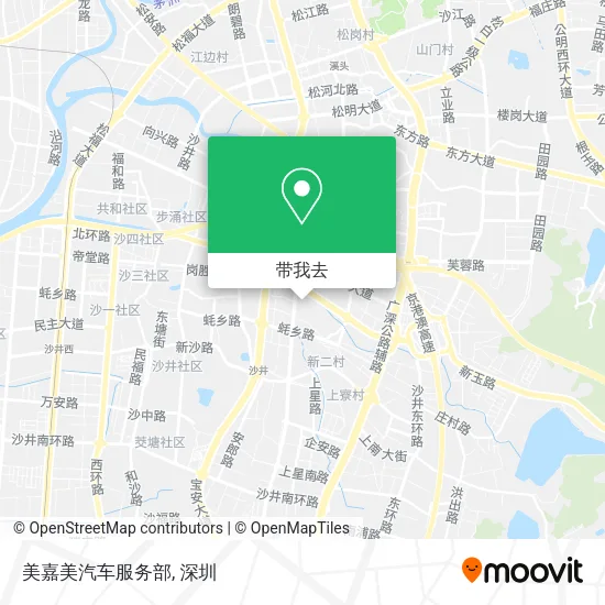 美嘉美汽车服务部地图