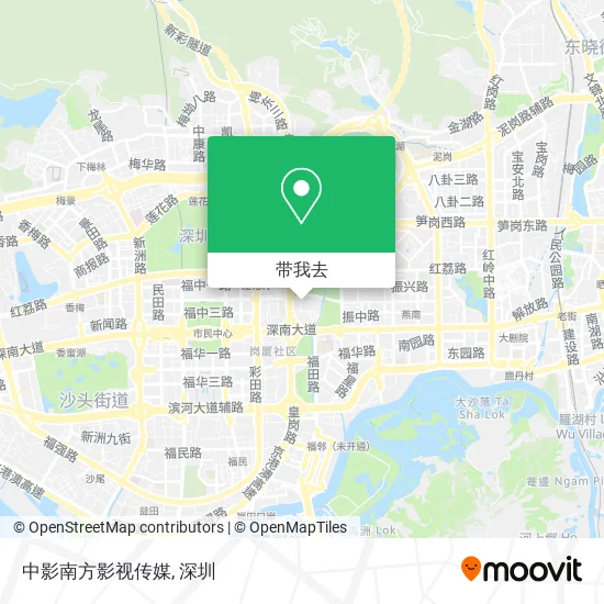 中影南方影视传媒地图