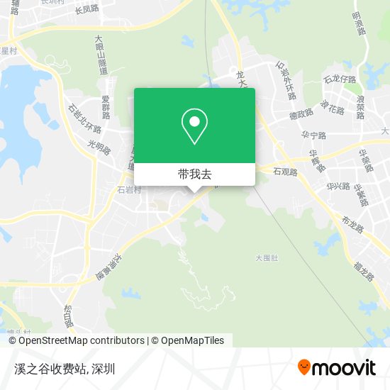 溪之谷收费站地图