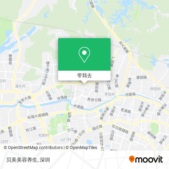 贝美美容养生地图