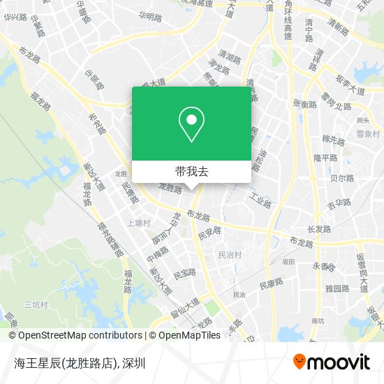 海王星辰(龙胜路店)地图