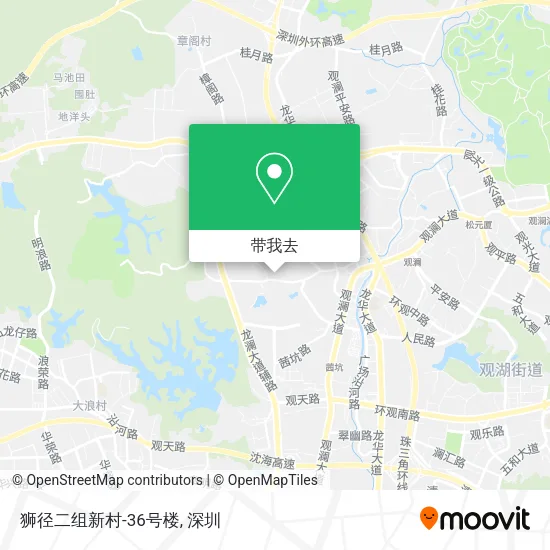 狮径二组新村-36号楼地图