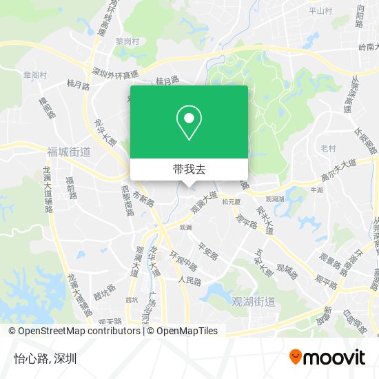 怡心路地图