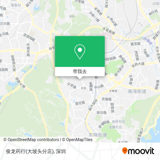 俊龙药行(大坡头分店)地图