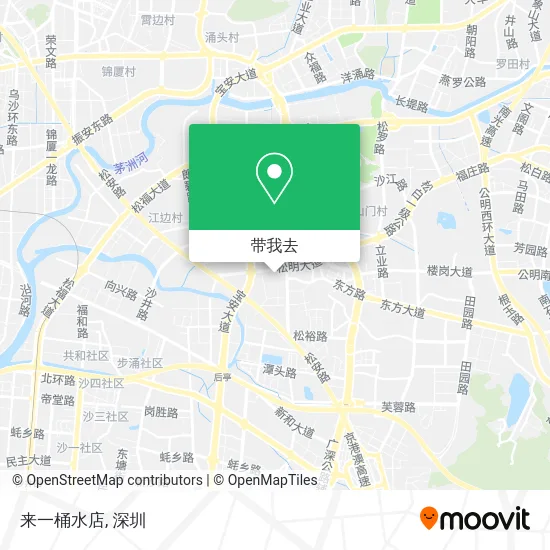 来一桶水店地图