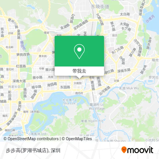 步步高(罗湖书城店)地图