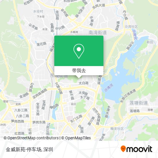 金威新苑-停车场地图