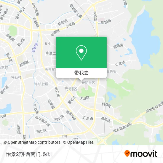 怡景2期-西南门地图