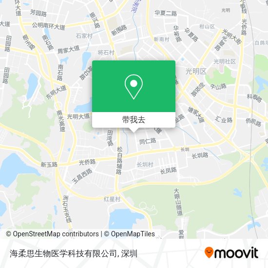 海柔思生物医学科技有限公司地图