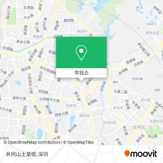 井冈山土菜馆地图