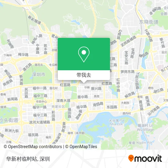 华新村临时站地图