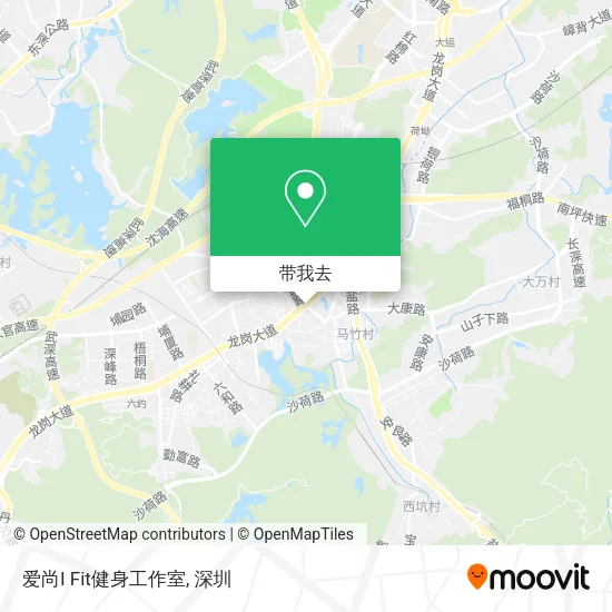 爱尚I Fit健身工作室地图