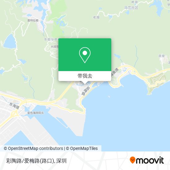 彩陶路/爱梅路(路口)地图