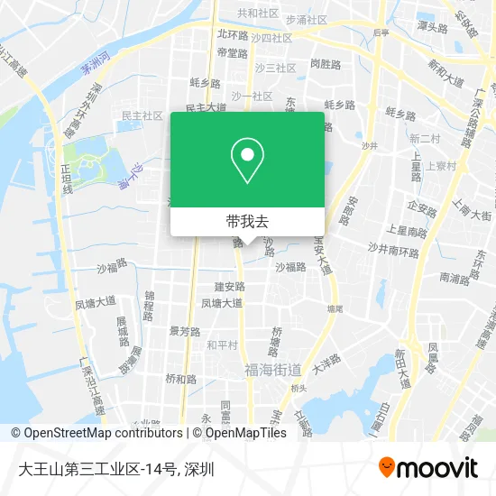 大王山第三工业区-14号地图