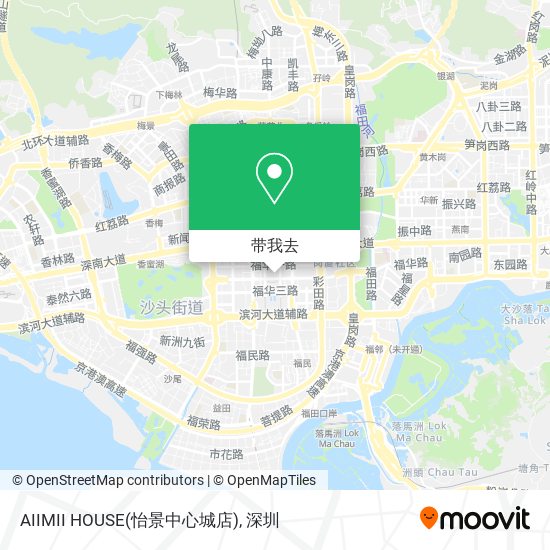 AIIMII HOUSE(怡景中心城店)地图