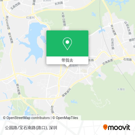 公园路/宝石南路(路口)地图
