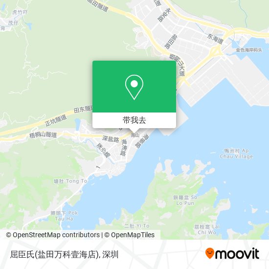 屈臣氏(盐田万科壹海店)地图