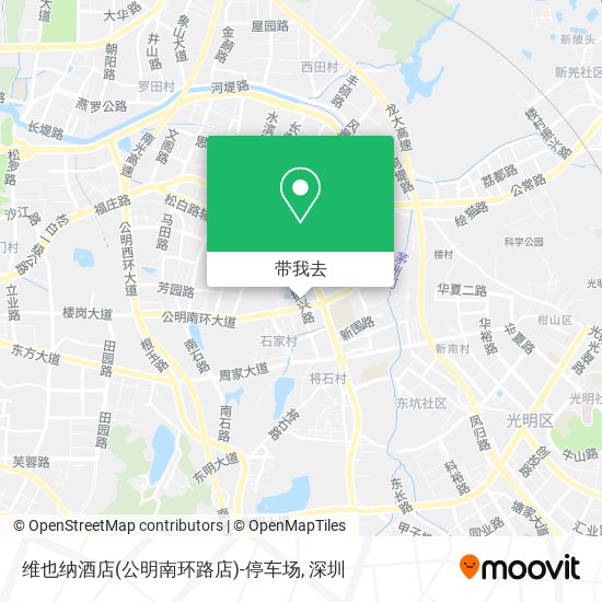 维也纳酒店(公明南环路店)-停车场地图
