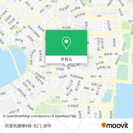 田厦统建楼6栋-北门地图