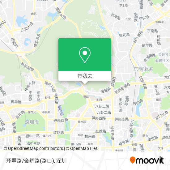 环翠路/金辉路(路口)地图