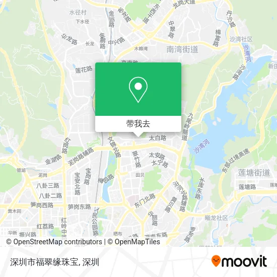 深圳市福翠缘珠宝地图