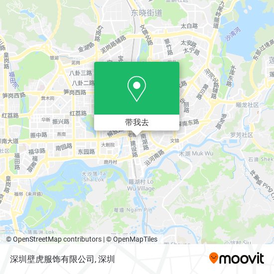 深圳壁虎服饰有限公司地图
