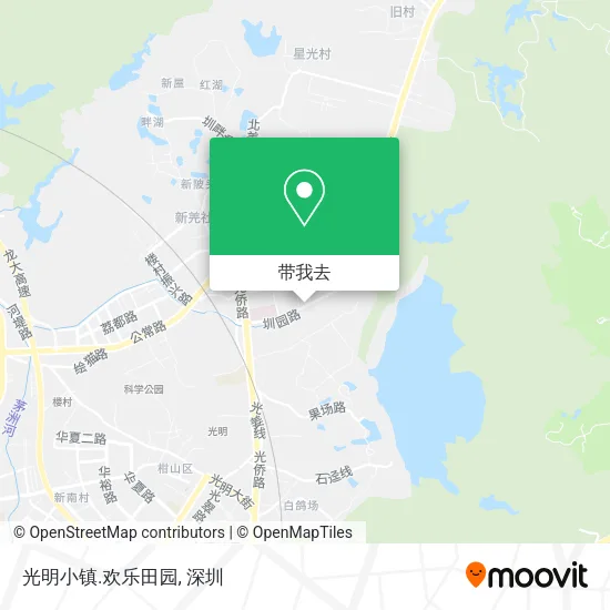 光明小镇.欢乐田园地图