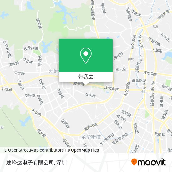 建峰达电子有限公司地图