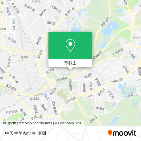 中天牛羊肉批发地图