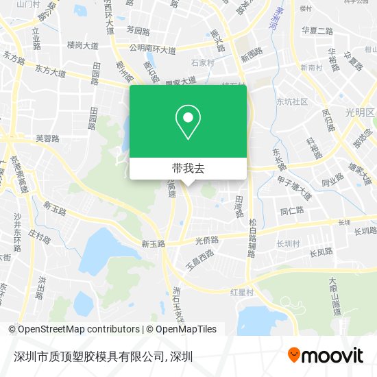 深圳市质顶塑胶模具有限公司地图