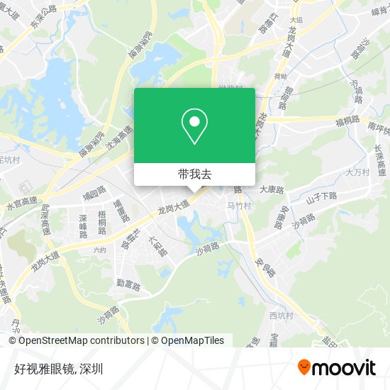 好视雅眼镜地图
