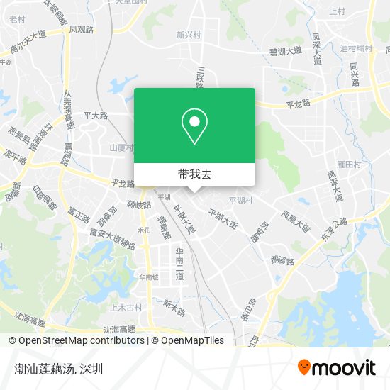 潮汕莲藕汤地图
