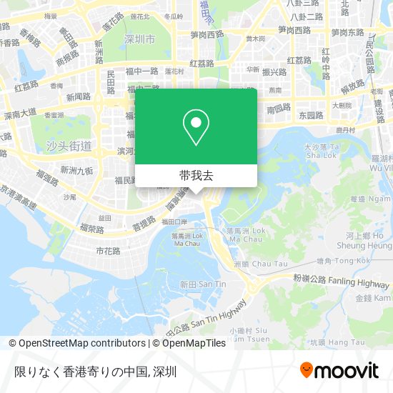 限りなく香港寄りの中国地图