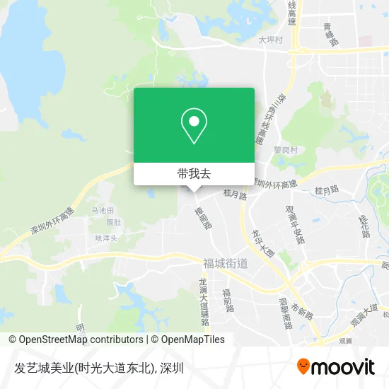 发艺城美业(时光大道东北)地图
