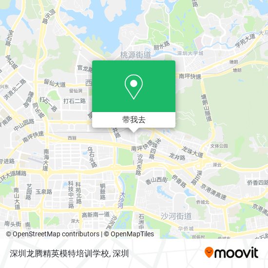 深圳龙腾精英模特培训学校地图
