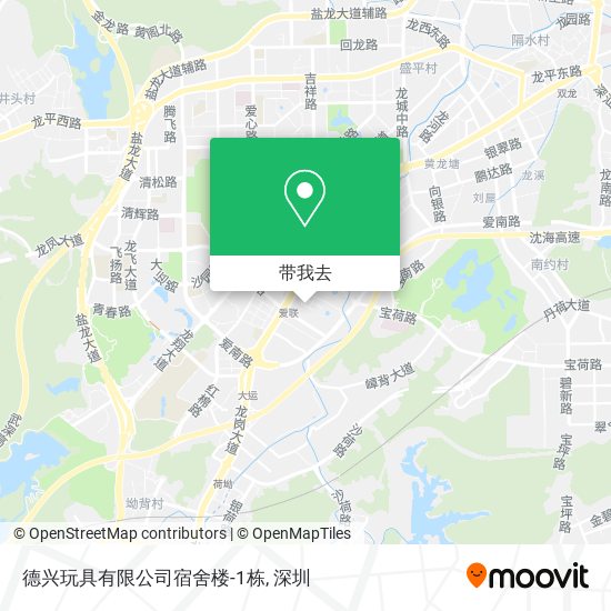 德兴玩具有限公司宿舍楼-1栋地图