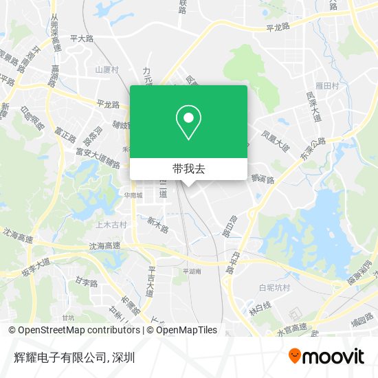 辉耀电子有限公司地图