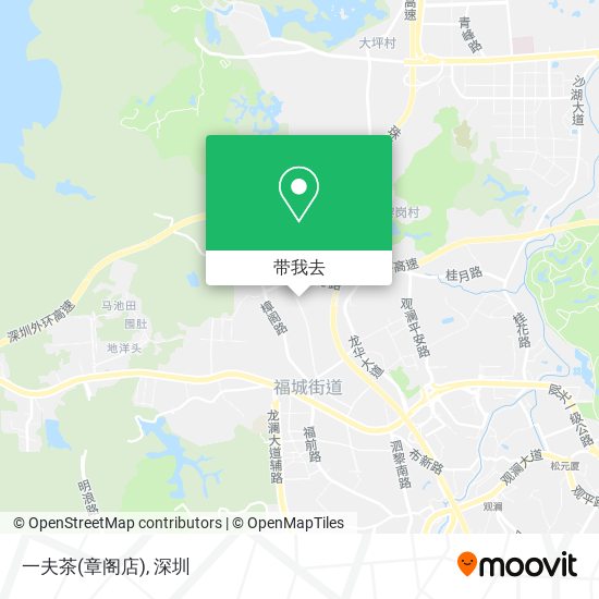 一夫茶(章阁店)地图