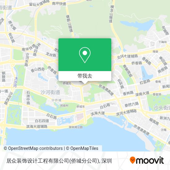 居众装饰设计工程有限公司(侨城分公司)地图