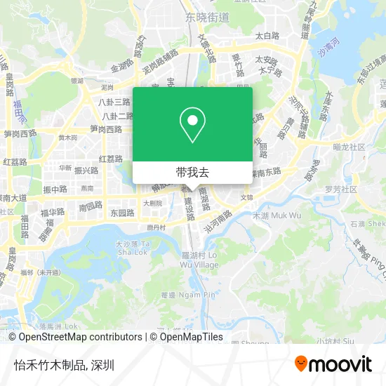 怡禾竹木制品地图