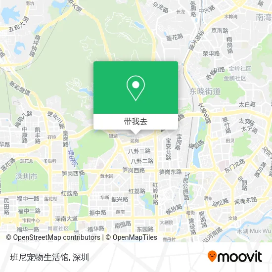 班尼宠物生活馆地图