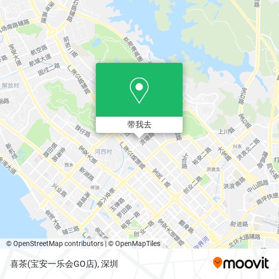 喜茶(宝安一乐会GO店)地图