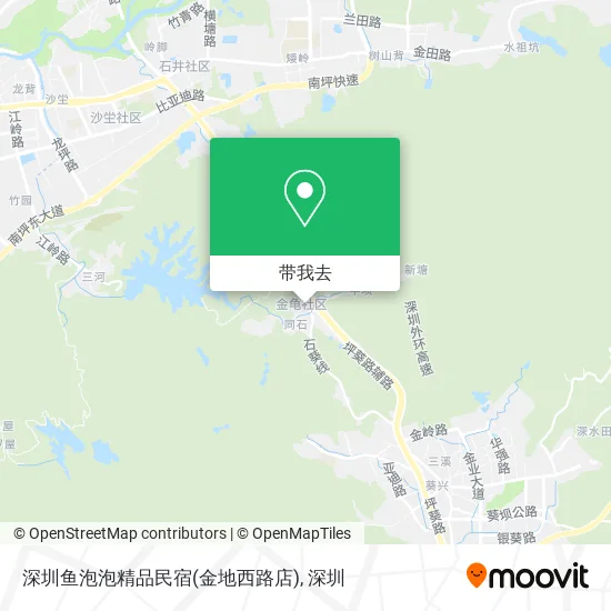 深圳鱼泡泡精品民宿(金地西路店)地图