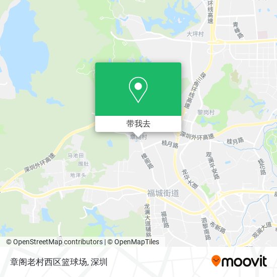 章阁老村西区篮球场地图