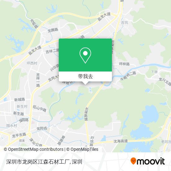 深圳市龙岗区江森石材工厂地图