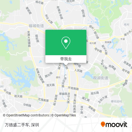 万德盛二手车地图
