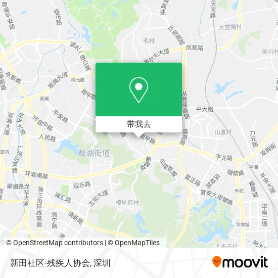 新田社区-残疾人协会地图