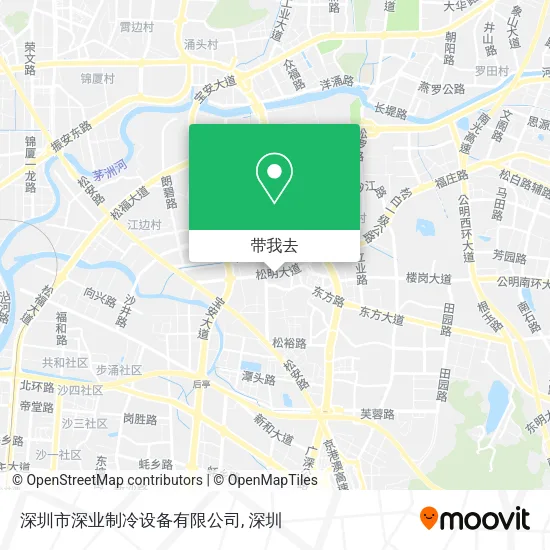 深圳市深业制冷设备有限公司地图