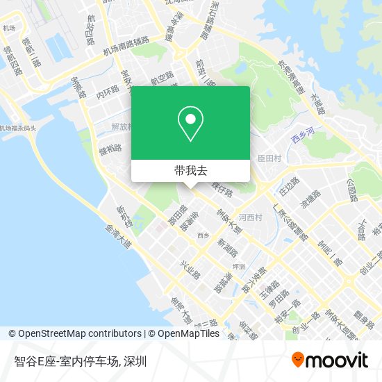 智谷E座-室内停车场地图